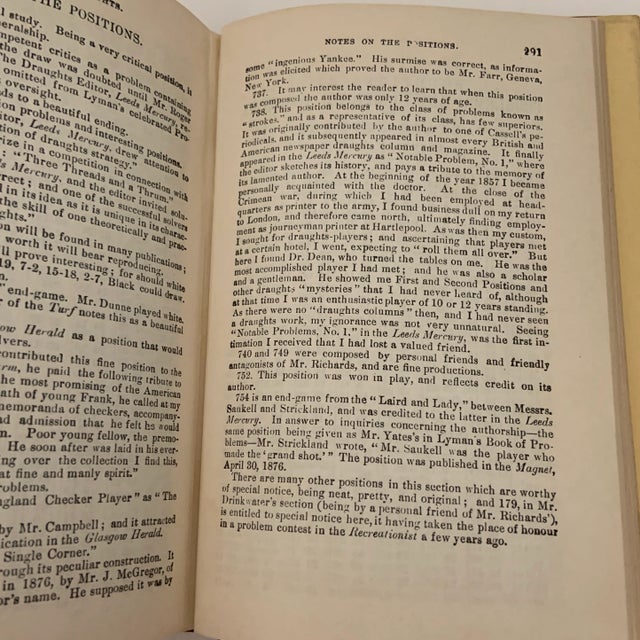 Antique The Game of Draughts Book For Sale In New York - Image 6 of 8