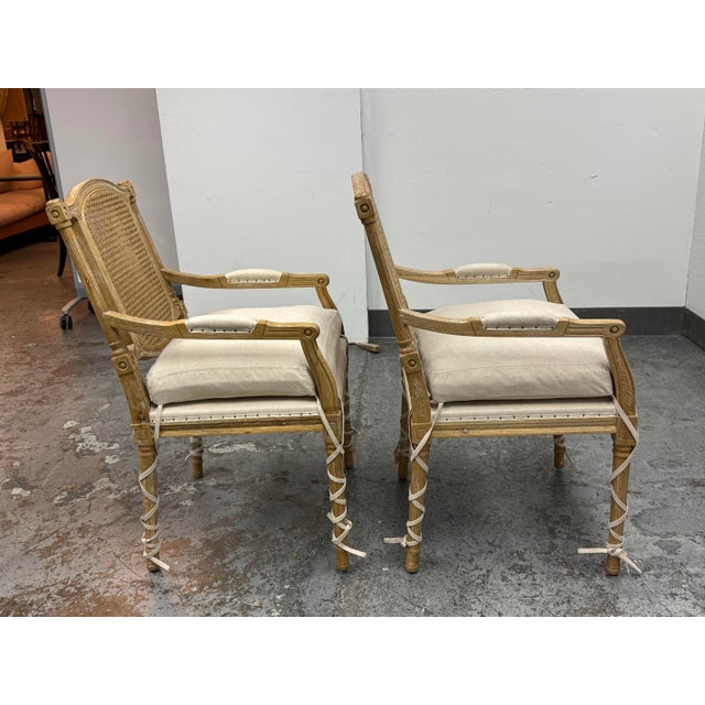 The Alley Exchange Wembley Armchairs, Pair For Sale In San Francisco - Image 6 of 12