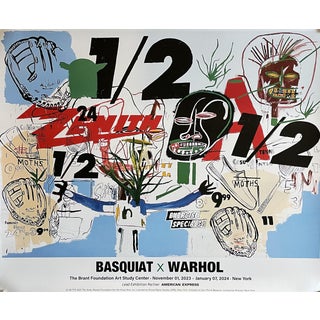 Exibition Poster in the style of Andy Warhol & Jean Michel Basquiat, 2023 For Sale