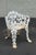 Victorian Mid 20th Century Victorian Style Pair Cast Iron Grapevine Leaves Garden Chairs, Pair For Sale - Image 3 of 12
