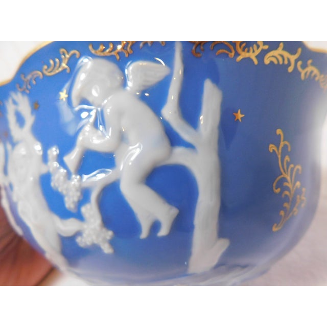 Mid 20th Century Rare Lenwile Ardalt Pâte-Sur-Pâte Porcelain Planter With Bronze Faucet For Sale - Image 5 of 13