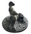 A monumental cast marble group depicting two hunting hounds , likely pointers or scent hounds ,rendered with remarkable...
