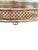 Wood Vintage Silverplate & Mahogany Circular Gallery Tray With Pierced Quatrefoil Edge and Three Ball Feet For Sale - Image 7 of 9