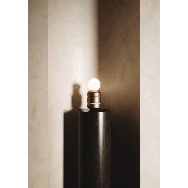 Ceramic Base Spot Table Lamp by Svitanok For Sale - Image 4 of 11