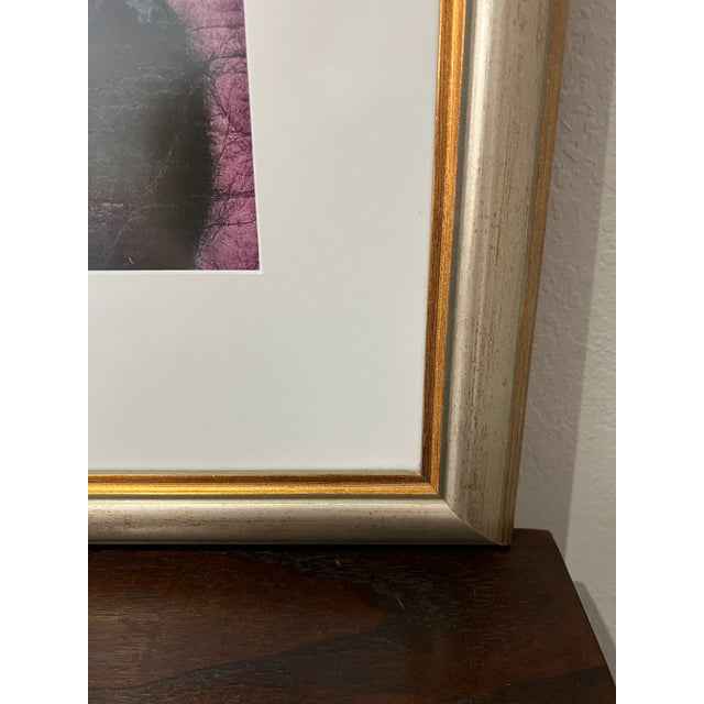 1980s Nude Woman Silhouette Original Painting, Matted and Framed - Set of 2 For Sale - Image 11 of 12