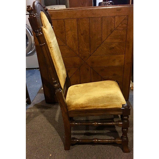 Vintage (197071) Ethan Allen Royal Charter Jacobean Oak Dining Room