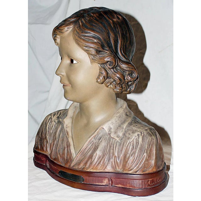 Antique French Terracotta Bust For Sale - Image 10 of 10
