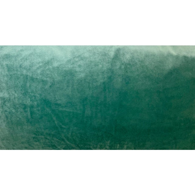 Large Decorative Bolster Pillow Embellished With a Water Color Look Bird Pattern - Made in the U K For Sale - Image 9 of 11