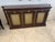 English Regency Mahogany Inlaid Credenza W/Brass Grill Inset Doors For Sale - Image 3 of 18