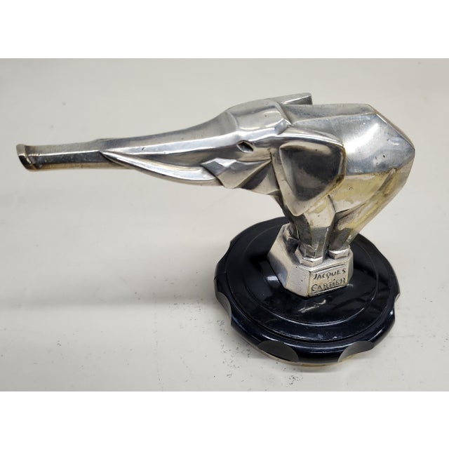 Art Deco 1920s Jacques Cartier Art Deco Hood Ornament For Sale - Image 3 of 10