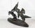 Bronze Mid 20th Century J.B. Léonard, Two Seagulls in Flight, Art Deco Bronze Sculpture For Sale - Image 8 of 12