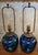 Blue Nils Thorsson for Royal Copenhagen Danish Modern Fish Table Lamps - A Pair For Sale - Image 8 of 11