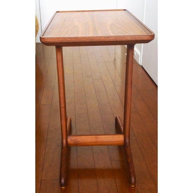 Ceccotti Collezioni D.G. Service Side Table A service table made from solid American walnut and plywood, finished with an...