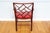 English Georgian Chinese Chippendale Style Mahogany Cockpen Armchair For Sale - Image 9 of 18