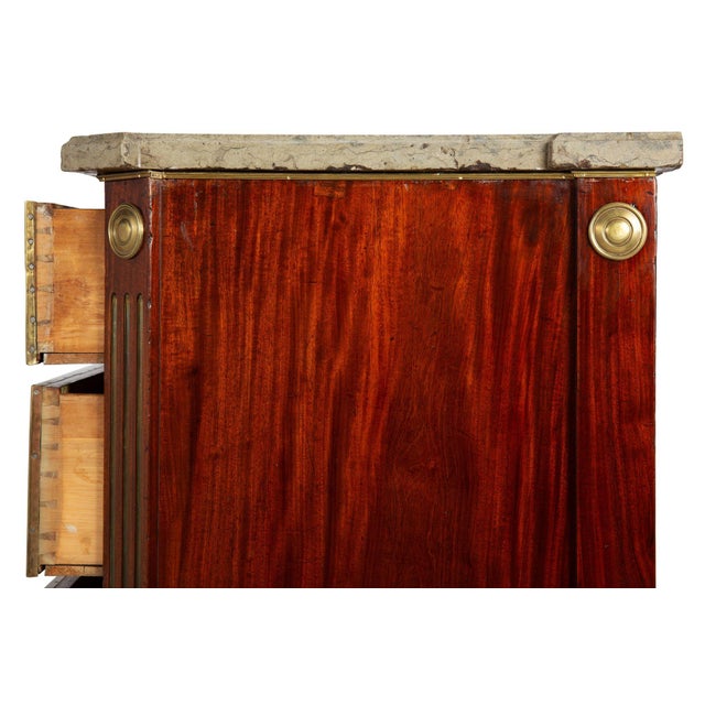 Fine Swedish Gustavian Mahogany Antique Chest of Drawers Commode Ca. 1780 For Sale - Image 13 of 18