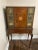 English 19th Century Burl Walnut and Satinwood High Chest With Hand Painted Door Panels For Sale - Image 9 of 9