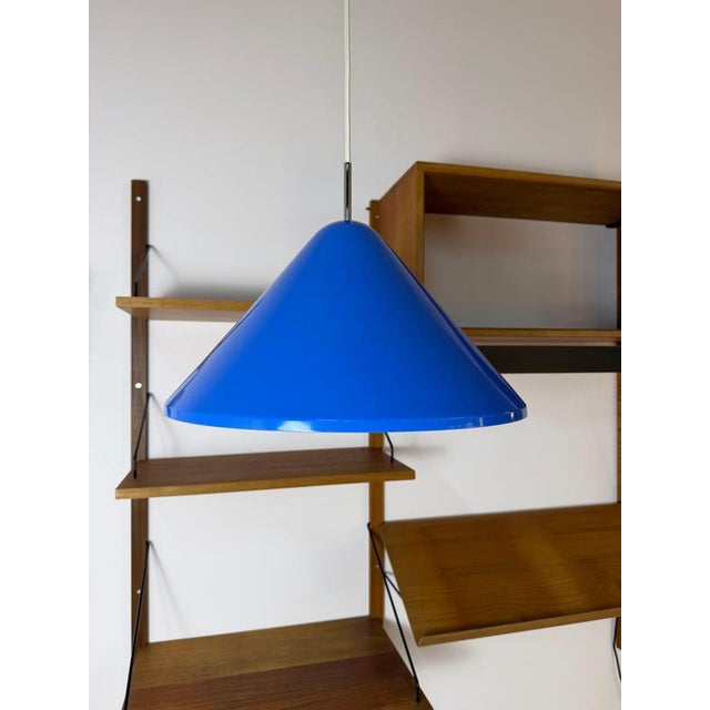 Model Apollo Hanging Lamp Blue Plastic from Nordisk Solar For Sale - Image 3 of 11