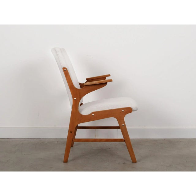Scandinavian Beech Armchair by Arne Hovmand Olsen for A. R. Klingenberg & Son, 1960s For Sale - Image 6 of 13