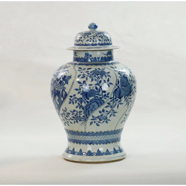 pair of 18th-century Chinese blue and white general jars.The General Jar is a treasure of Chinese ceramic art. This piece...