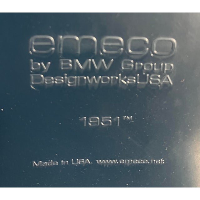 Mid-Century Modern BMW Designworks for Emeco 1951 Counter Stools, Set of Three For Sale - Image 3 of 12