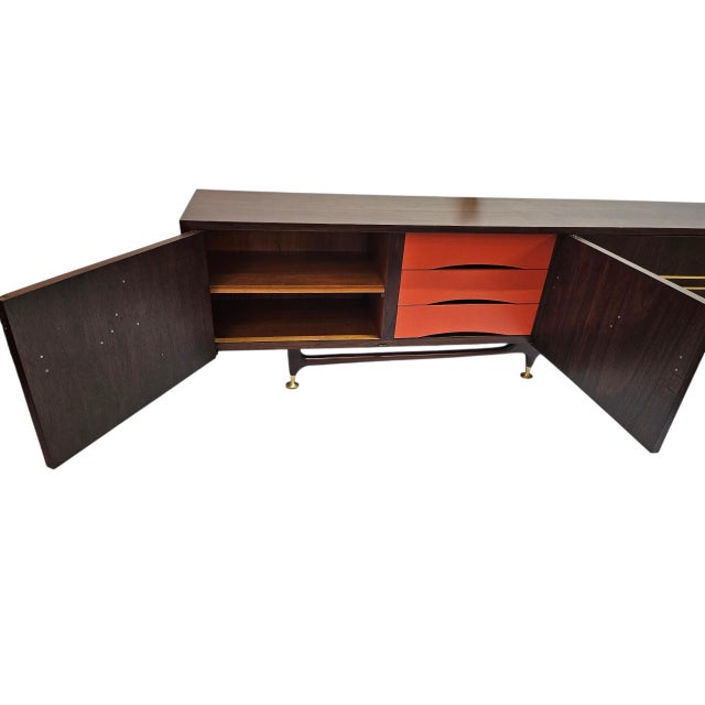 1950s Oversized Credenza For Sale - Image 10 of 18