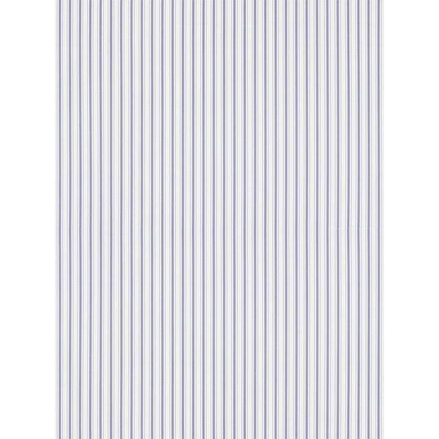Sample - The House of Scalamandré Johnson Stripe Wallpaper, Lavender For Sale