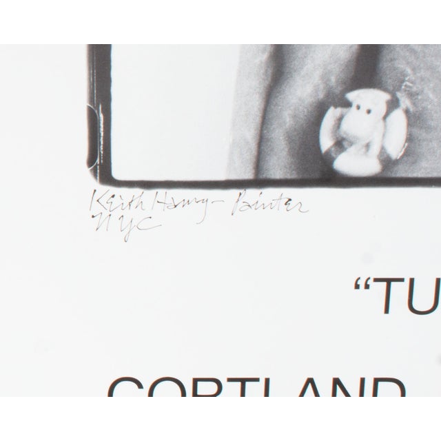 Contemporary 1991 “Tubshots” Keith Haring Exhibition Poster by Don Herron For Sale - Image 3 of 9