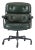 Green Leather Time Life Office Chair by Eames for Herman Miller 1996 For Sale