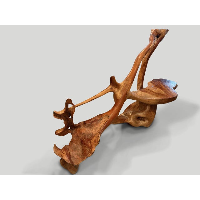 Andrianna Shamaris Impressive Sculptural Bench or Art Piece For Sale - Image 4 of 6