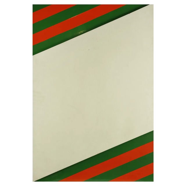 Renato Livi, Untitled, 1971, Mixed Colored Enamel on Board For Sale