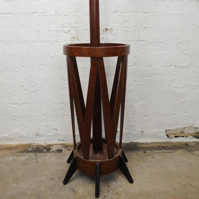 Mid-Century Modern Walnut Hat Stand from Waring & Gillow, 1950s For Sale - Image 3 of 8