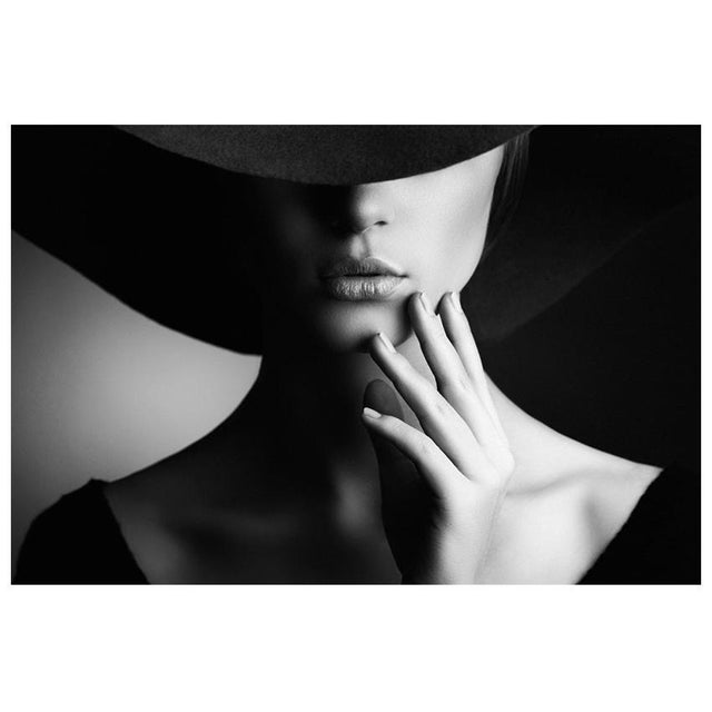 'Beautiful Woman in Retro Style' Unframed Archival Pigment Print For Sale