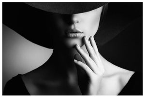 'Beautiful Woman in Retro Style' Unframed Archival Pigment Print