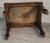 Wood 19th Century Leather Footstool For Sale - Image 7 of 7