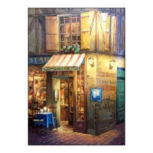 Viktor Shvaiko "Lights From the Window" Hand Signed Unframed Canvas