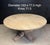 Large Farmhouse Round Dining Table in Oak, 1940 For Sale - Image 17 of 18