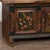 This Swedish console retains its remarkable original painted pine base in dark blue, red, yellow, and white. Three front...