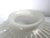 1900 - 1909 Early 20th Century White Milk Glass Pleated Petticoat Oil Lamp Shade For Sale - Image 5 of 9