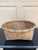 Antique American Splint Oak Round Basket, Late 19th Century For Sale - Image 10 of 12