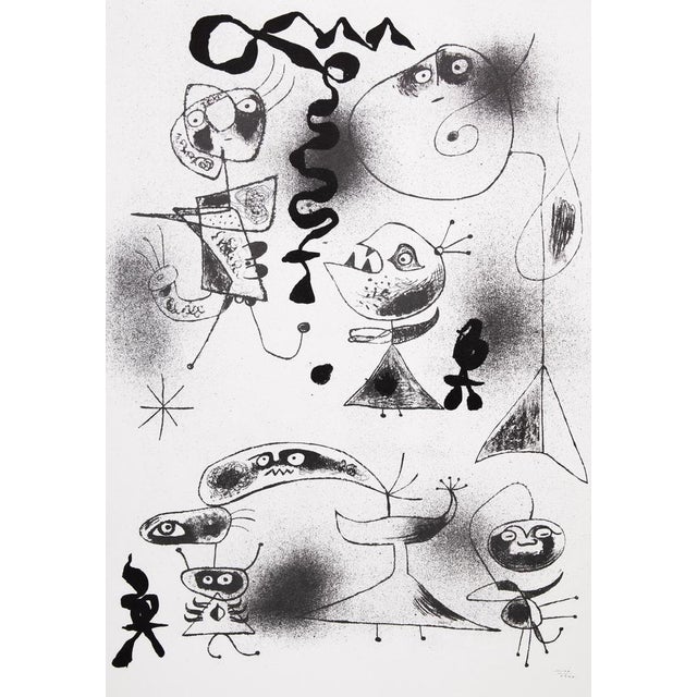 Joan MIRO (1893-1983) Barcelona, the party Screen printing Signed in the plate On Arches Vellum 54 x 71 cm Excellent...