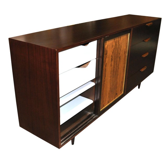 Vintage Rosewood Mahogany Harvey Probber Credenza For Sale - Image 9 of 13
