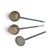 Metal Circa 1820 Continental Hand-Forged Wrought Iron Archelle With Three Utensils For Sale - Image 7 of 11