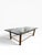 Hollywood Regency 1970s Faux Bamboo Brass Attributed to Mastercraft Coffee Table With Beveled Glass For Sale - Image 3 of 16