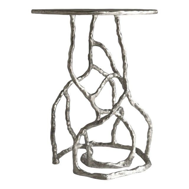 Route Table 02.01 in Cast Aluminium by Sofia Karnukaeva For Sale