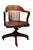 Vintage Bank of England Jury Style Swivel Tilt Office Desk Chair by Marcy- Morris For Sale - Image 16 of 17