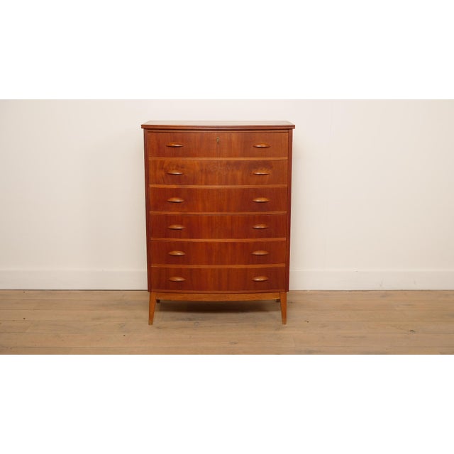 Vintage Danish Teak Chest of Drawers For Sale - Image 9 of 9