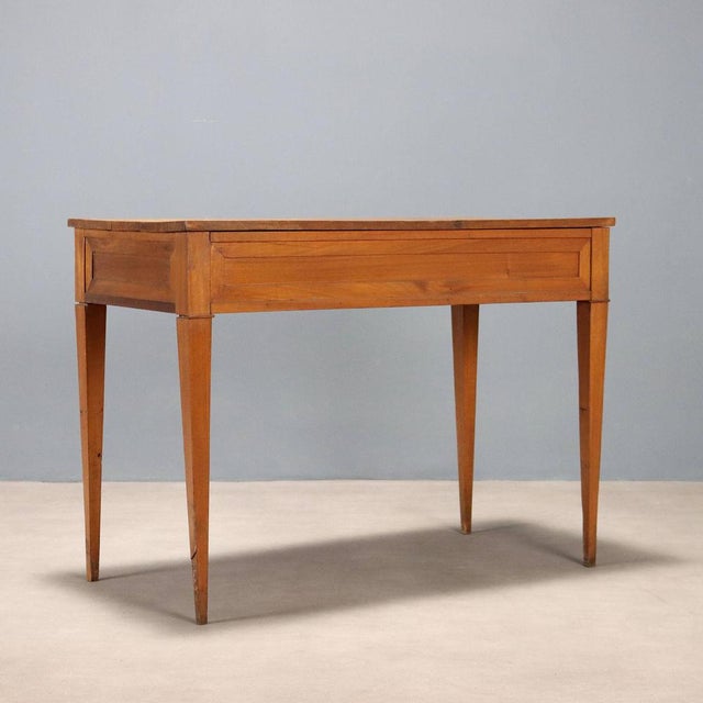 Italian Writing Desk in Mahogany For Sale - Image 9 of 10