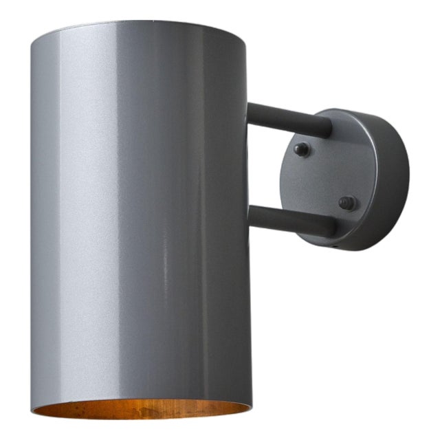 Hans-Agne Jakobsson C627/110 'Rulle' Sconce in Painted Silver For Sale
