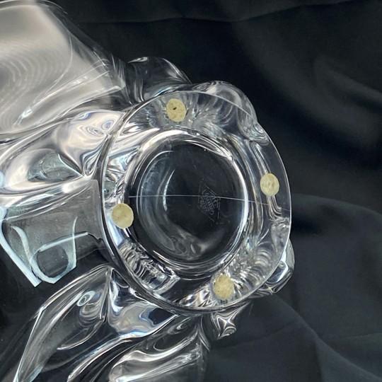 Vannes Le Chatel Signed Crystal Sculpture/Centerpiece - Large, Freeform, Vintage (11”x11”x10”) Please Read For Sale - Image 14 of 18