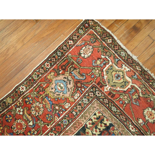 Antique Mahal Rug - 6'10" x 12'3" For Sale - Image 9 of 10